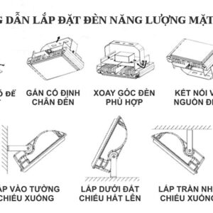 hướng dẫn lắp đặp đèn năng lượng mặt trời