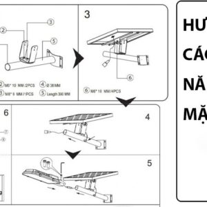 Hướng dẫn lắp đặt đèn năng lượng mặt trời